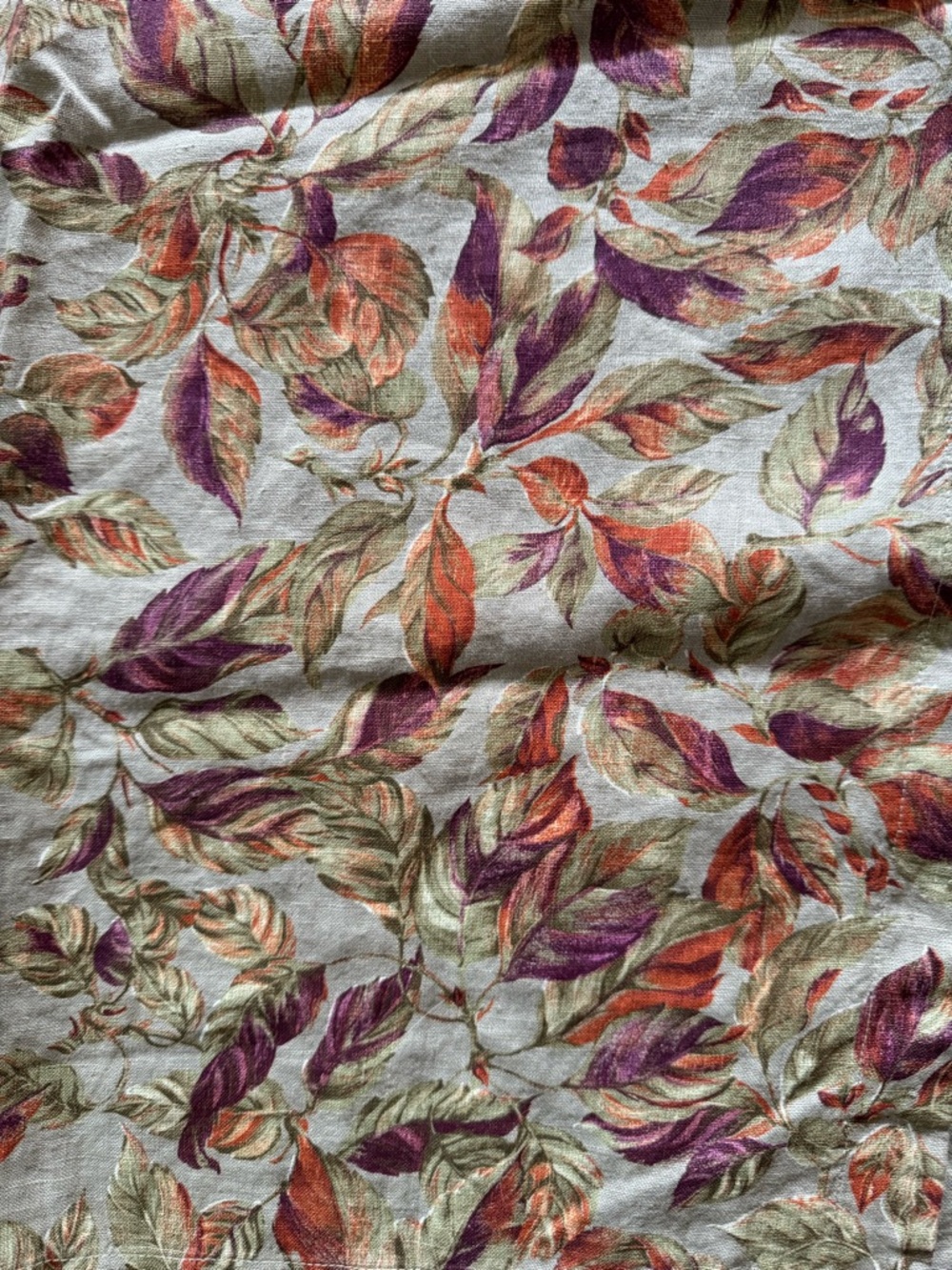 TomTom Linen Floral Maxi Dress with Button Slit - Picture 5 of 5